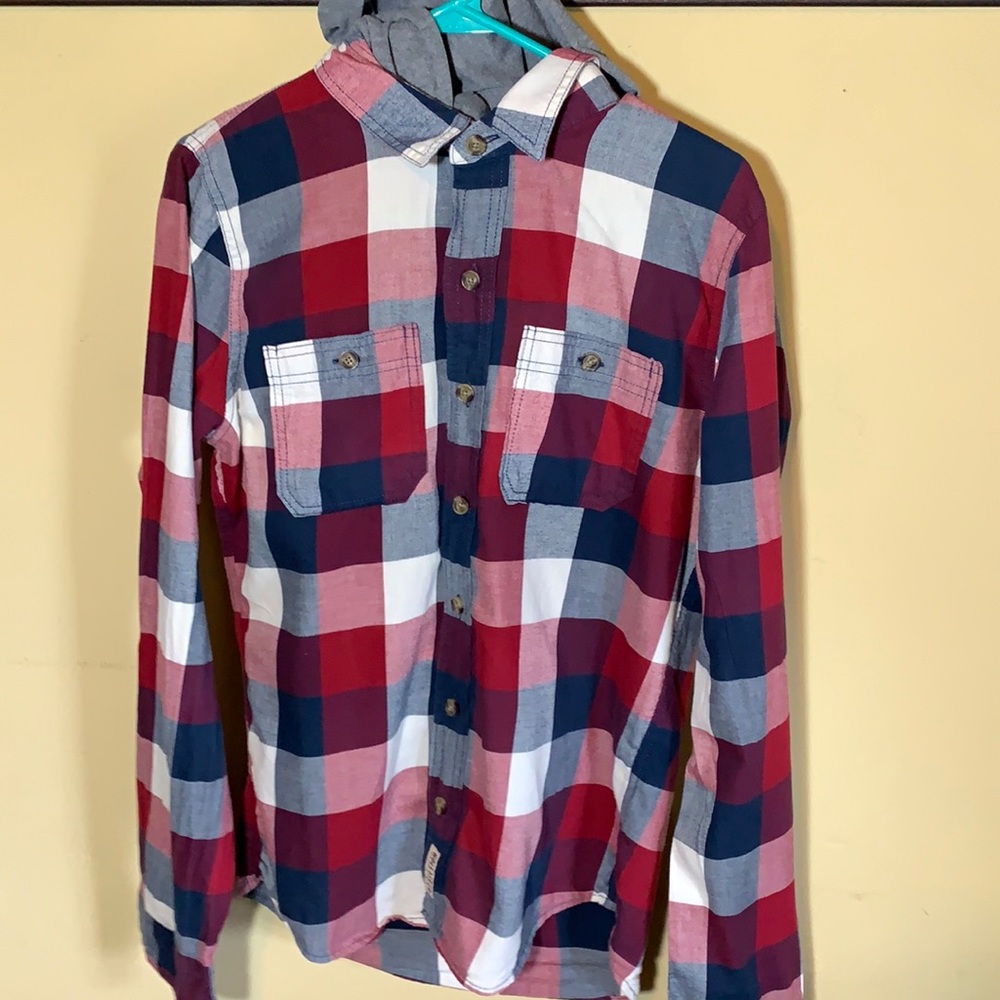 Hollister Botton down with hood